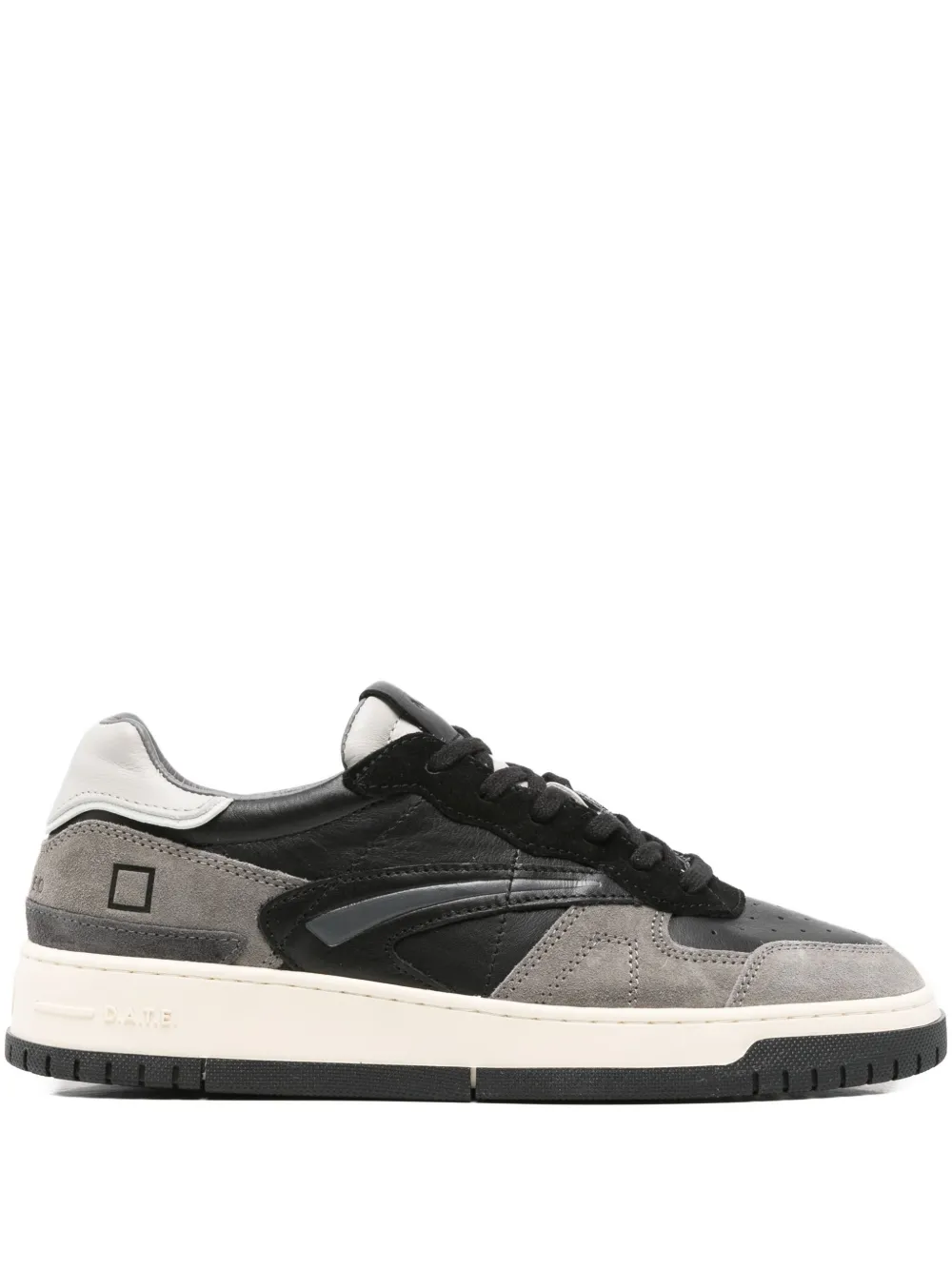 D.A.T.E. panelled sneakers Zwart