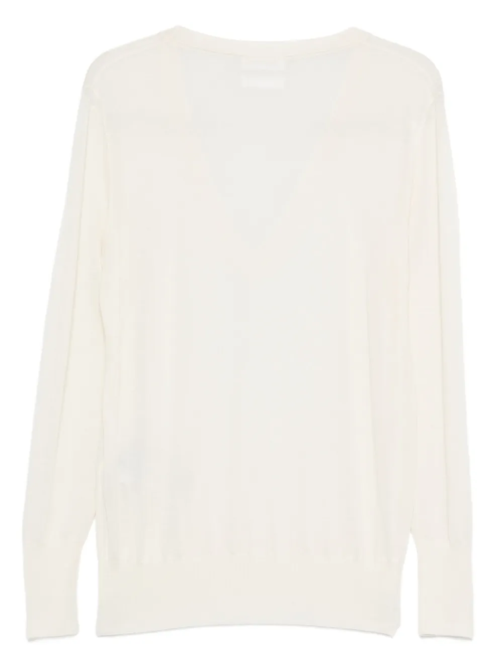Jil Sander V-neck T-shirt In Neutral