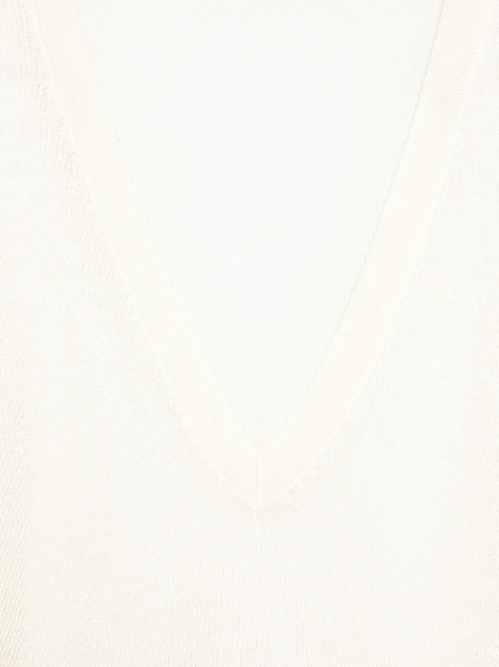 Jil Sander T-shirt met V-hals Beige