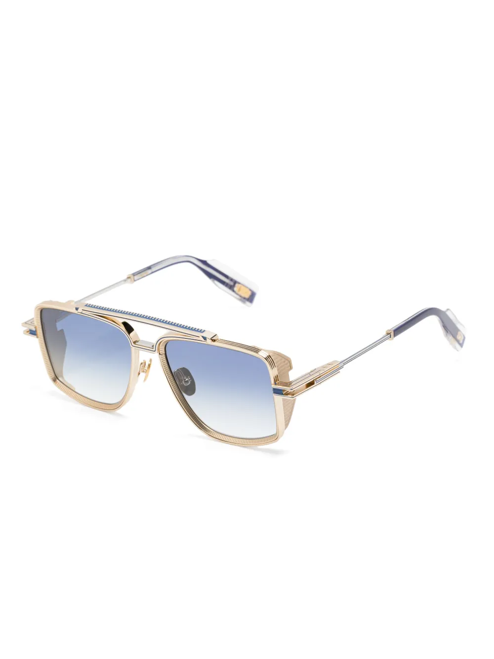 T Henri Eyewear Mulsanne square-frame sunglasses - Goud