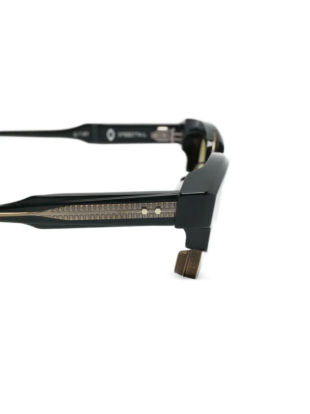T Henri Eyewear Speedtail zonnebril met vierkant montuur Groen
