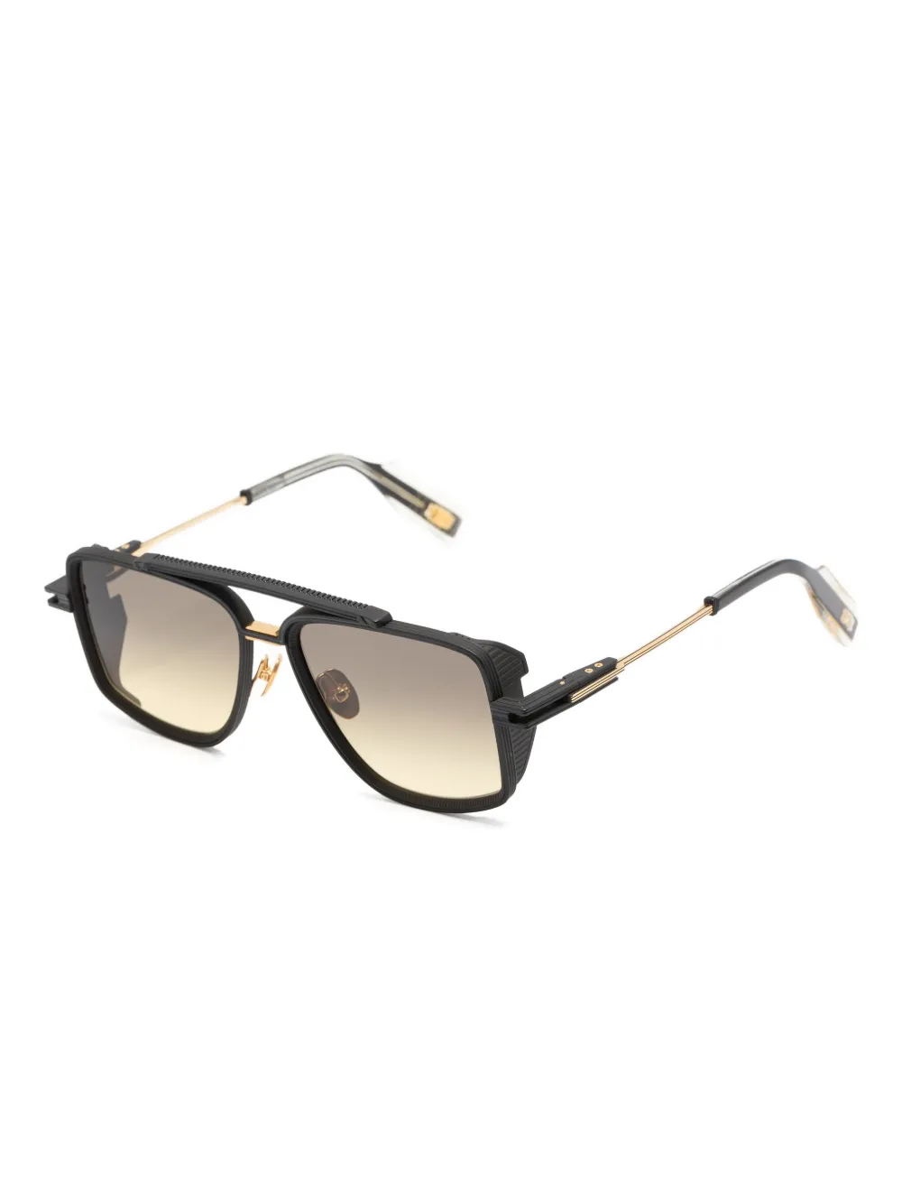 T Henri Eyewear Mulsanne rectangle-frame sunglasses - Zwart