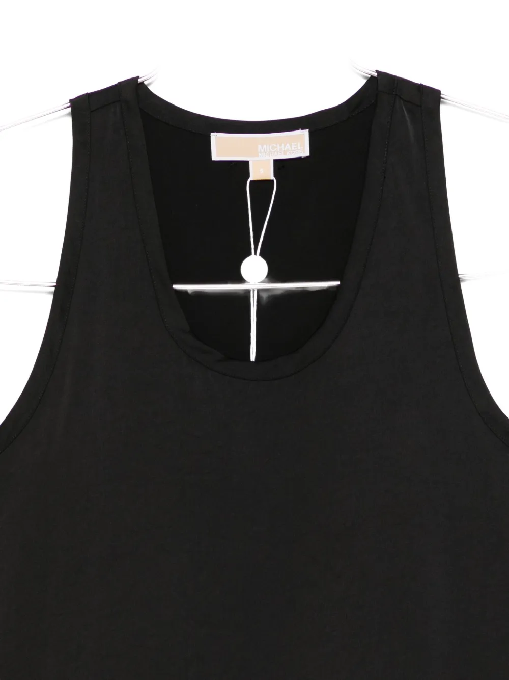 Michael Michael Kors Racer-back Tank Top In Black