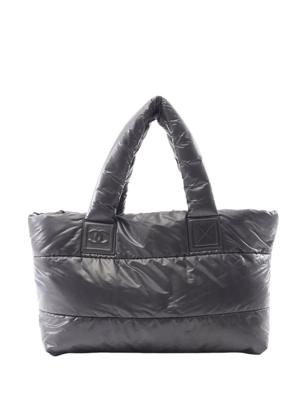 CHANEL Pre-Owned 2008-2009 ミディアム マトラッセ ナイロン ココ コクーン ハンドバッグ - レッド CHANEL Pre-Owned 2008-2009 ミディアム マトラッセ ナイロン ココ コクーン ハンドバッグ - レッド