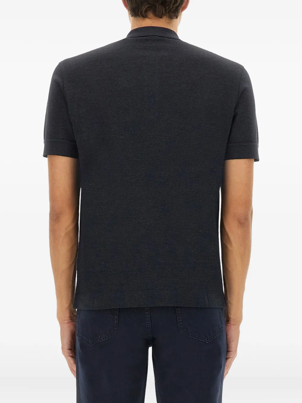 Zegna T-shirt met knopen Zwart