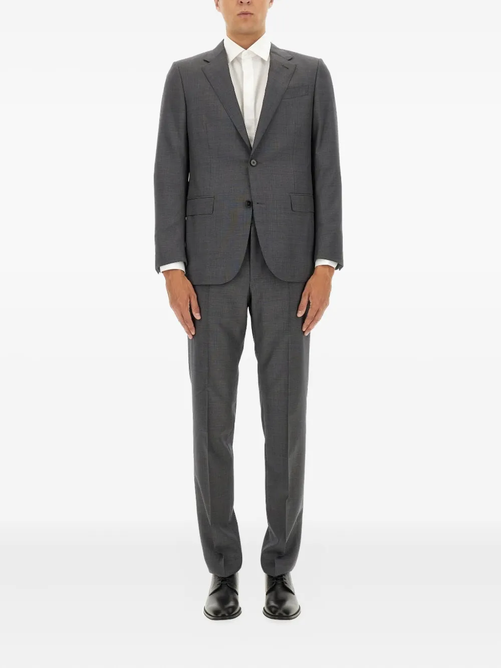 Zegna notched lapel suit | gris | Image 1