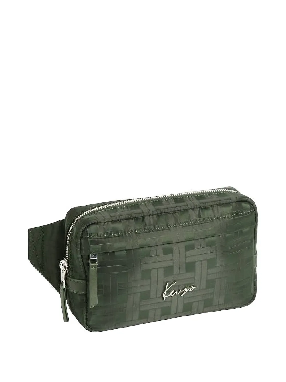Kenzo monogram-pattern belt bag - Groen