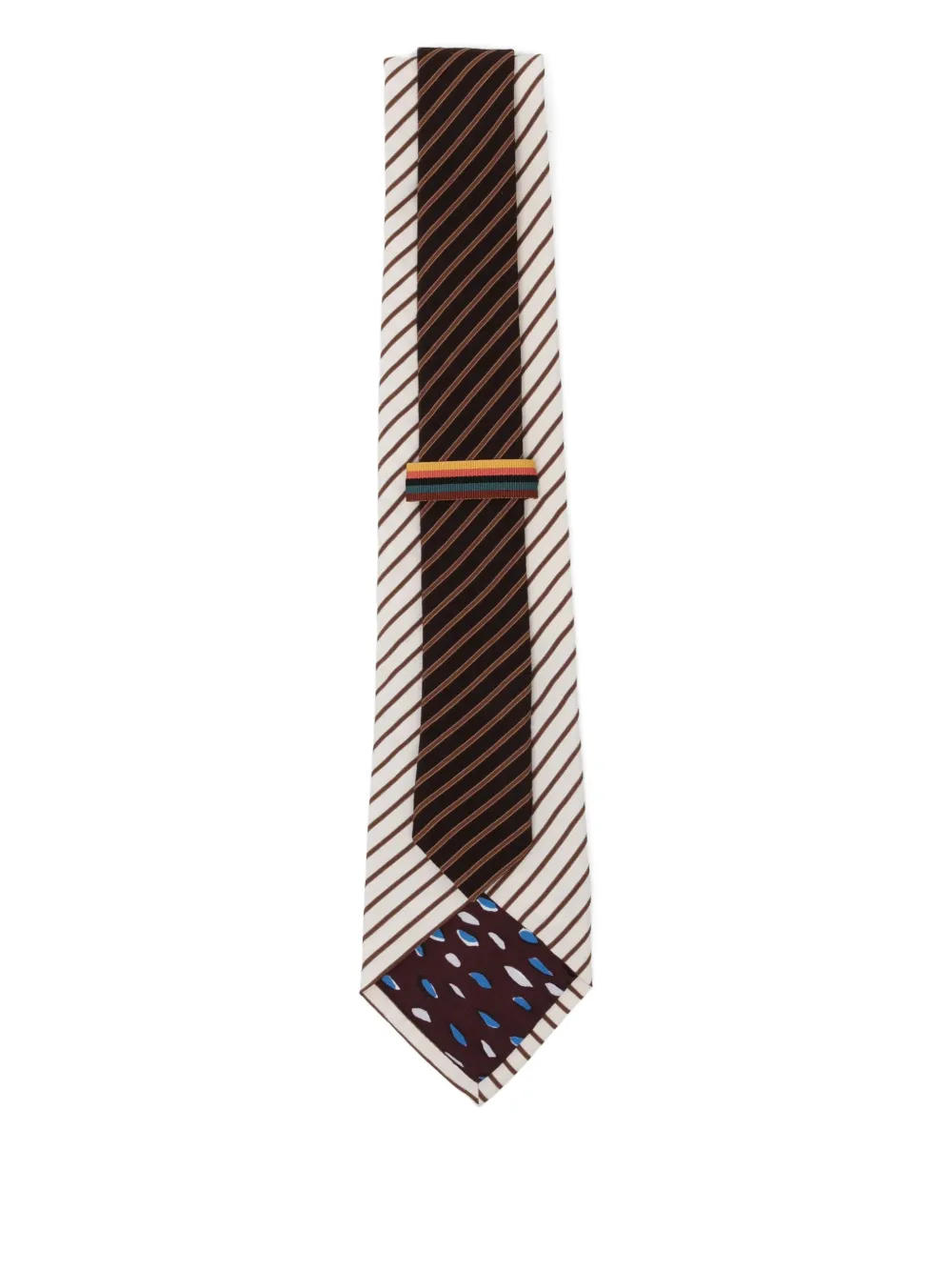 Paul Smith Gestreepte stropdas - Beige