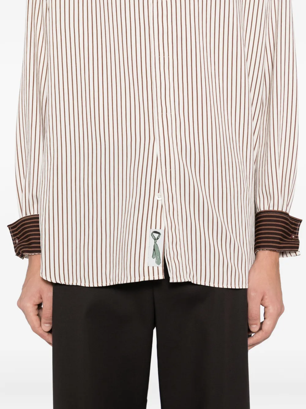 Paul Smith Gestreept overhemd Beige