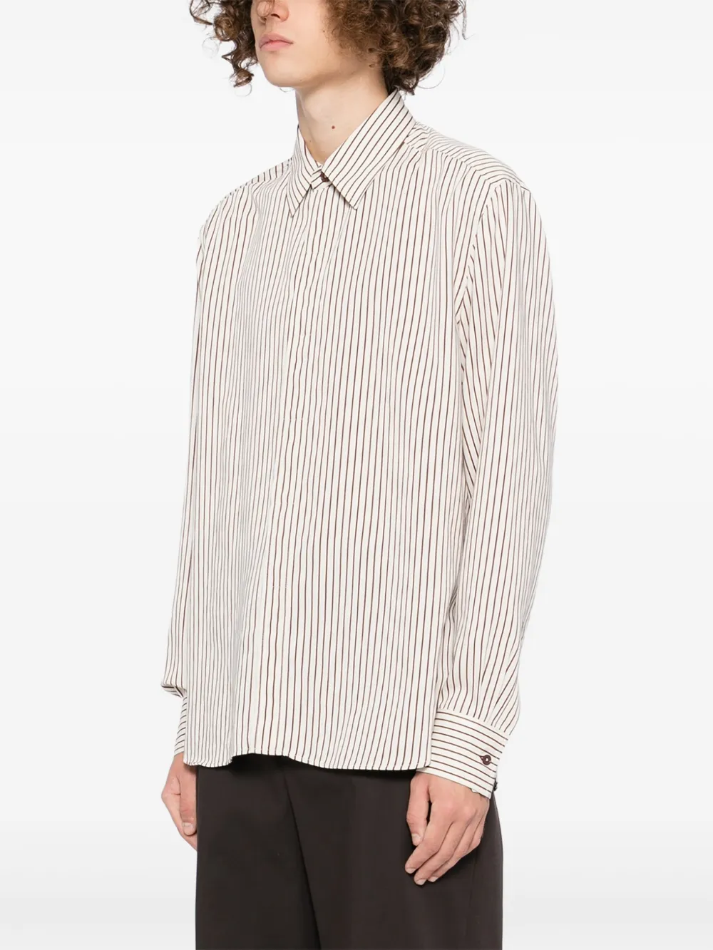 Paul Smith Gestreept overhemd Beige