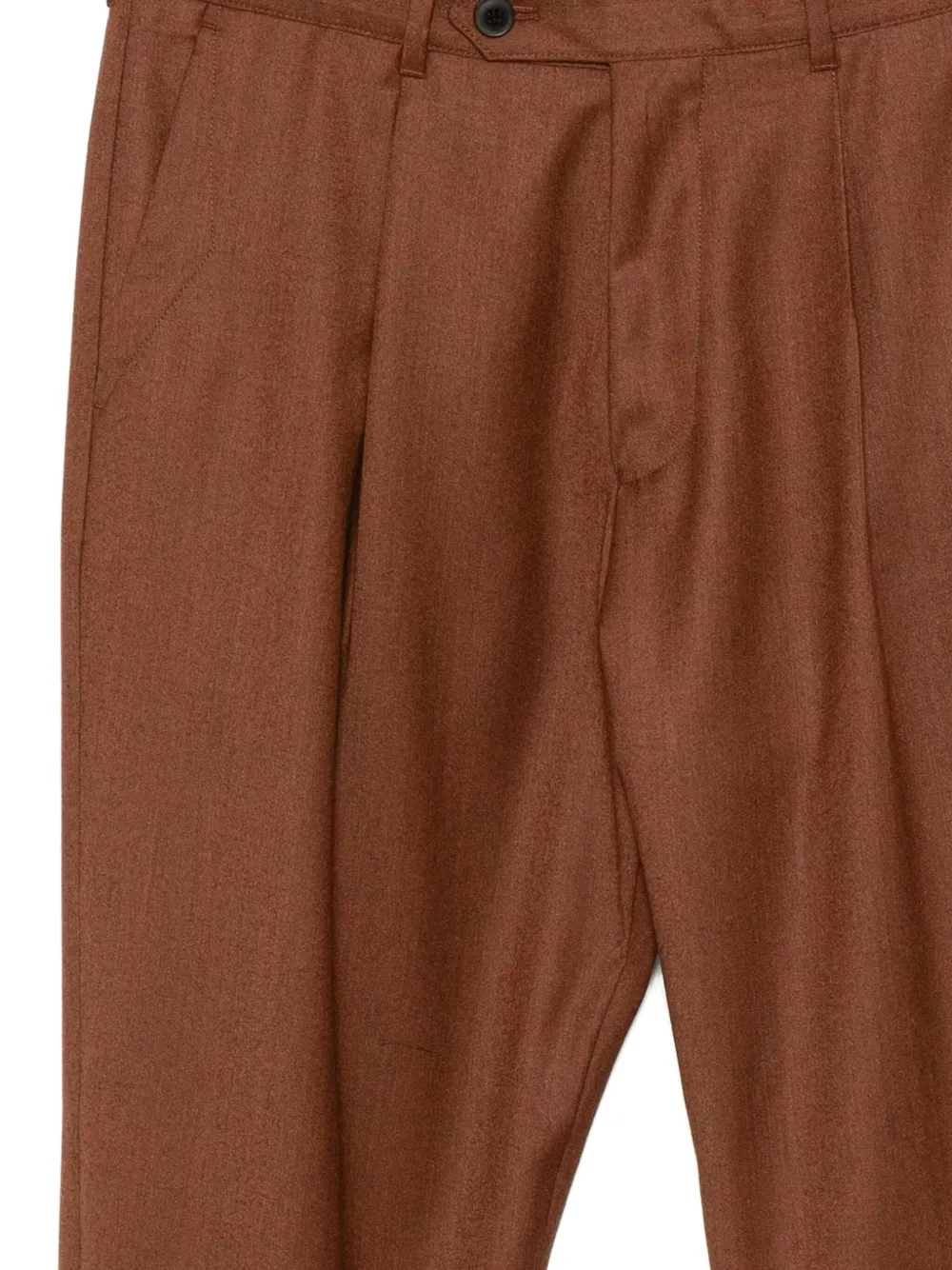 Paul Smith Straight-leg Trousers In Brown