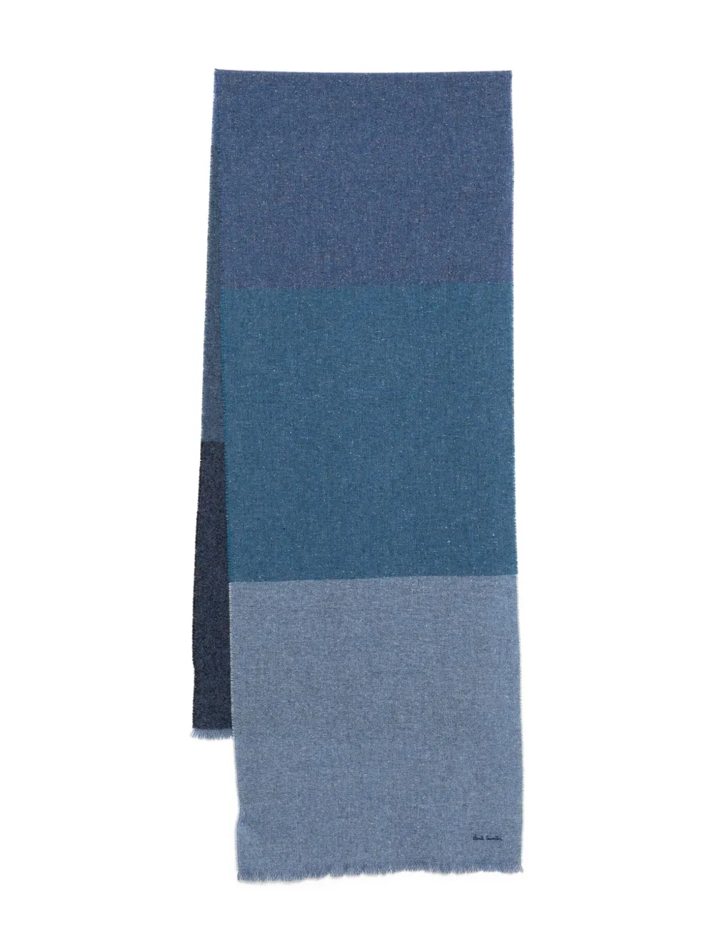 Paul Smith checked scarf | Blue | Image 1