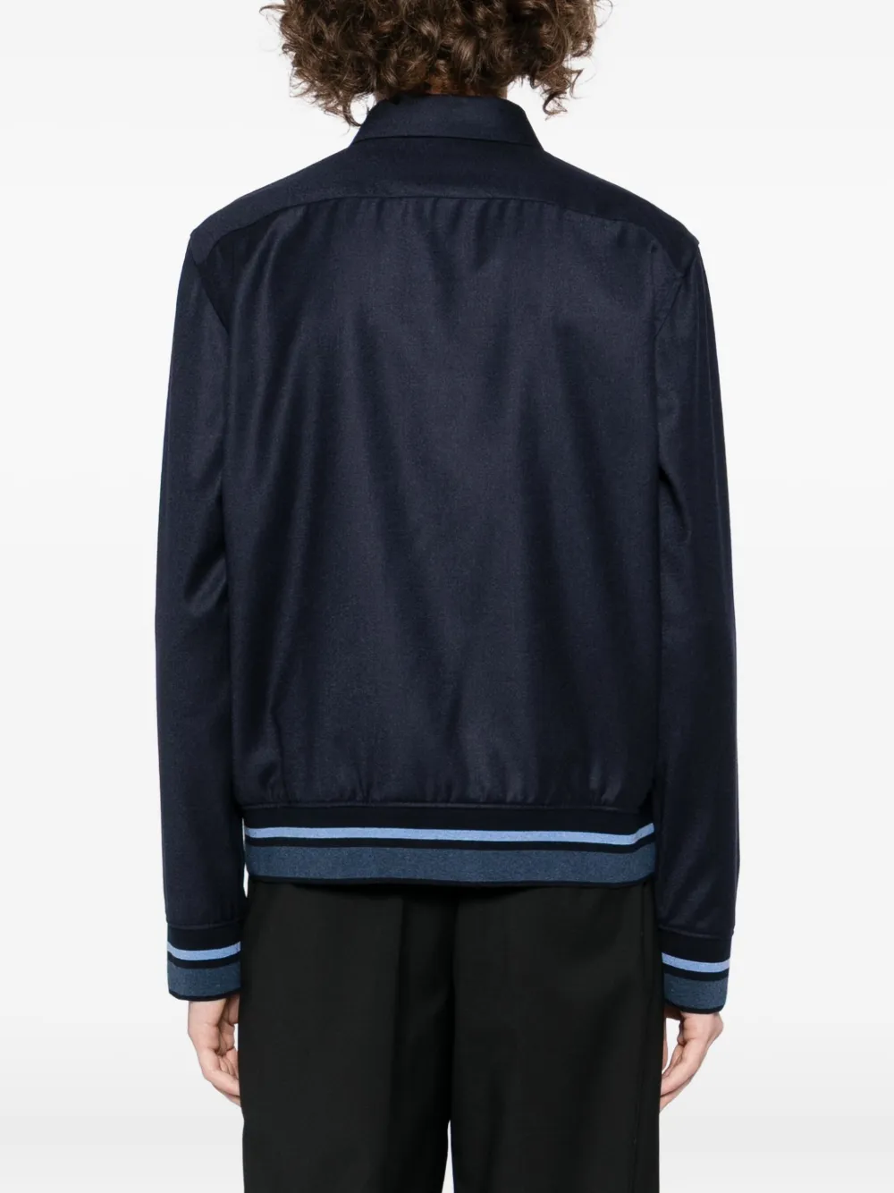 Paul Smith Gestreept shirtjack Blauw