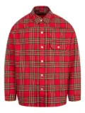 Mastermind Japan Type 1 plaid shirt - Red