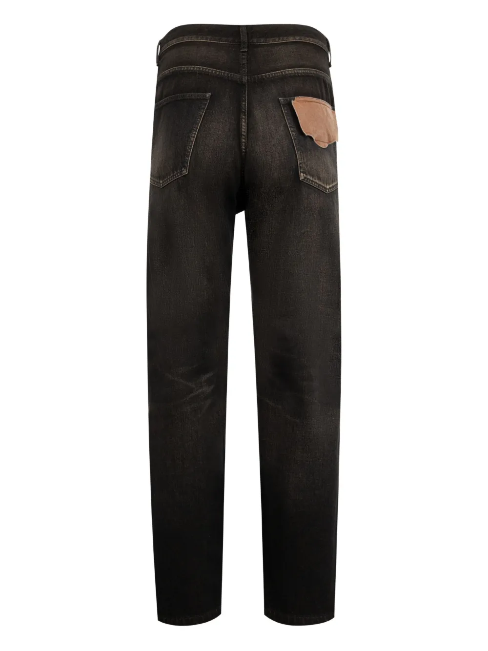 Maison MIHARA YASUHIRO Gecoate jeans - Zwart