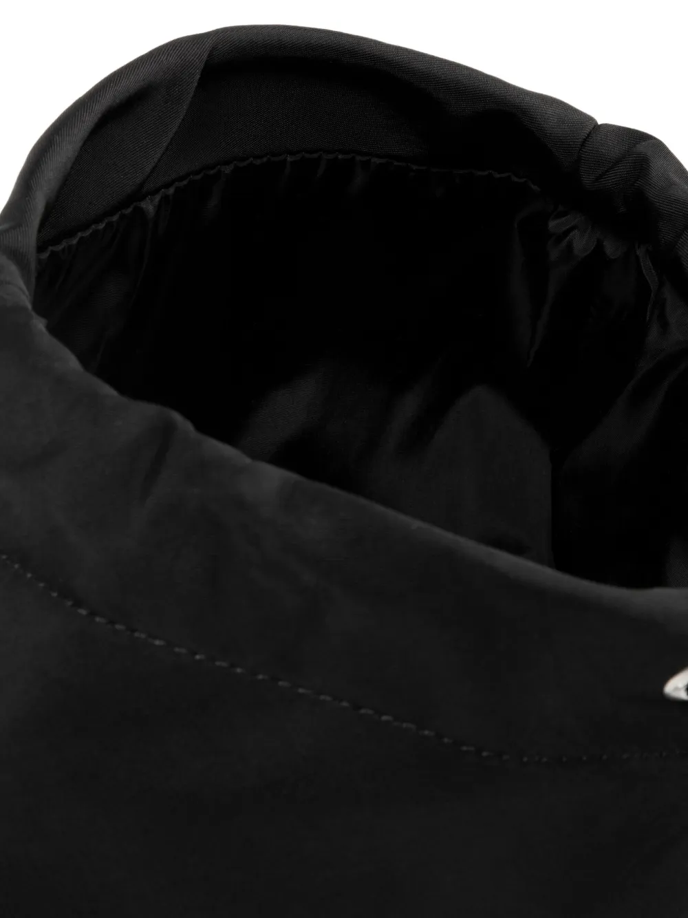 Moncler Trick Drawstring Clutch Bag In Black