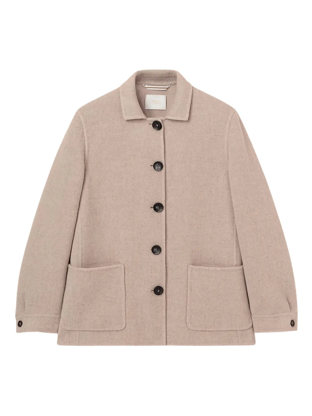 Fedeli patch-pocket button jacket | Neutrals | Image 1
