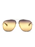 Chloé pilot-frame sunglasses - Gold