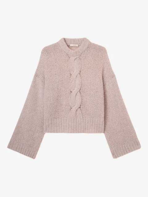 Fedeli cable-knit crew-neck sweater