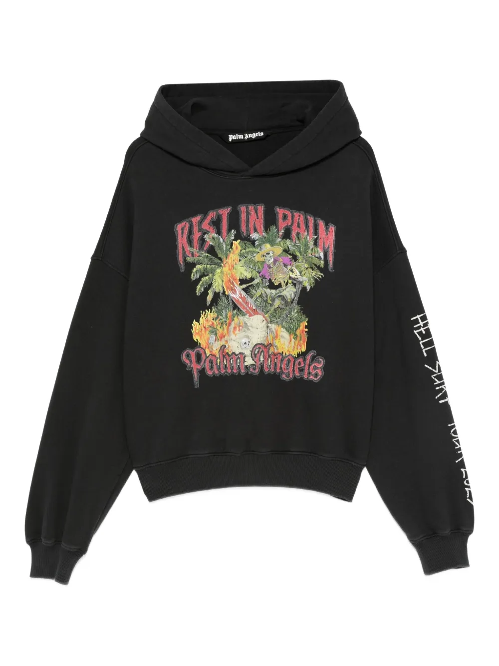 Palm Angels Rest In Palm hoodie | Black | Image 1