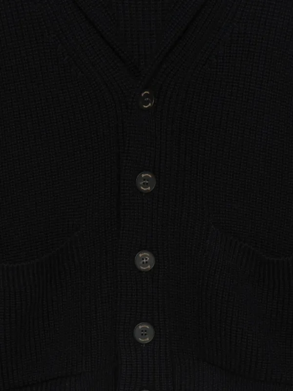 Drumohr ショールカラー カーディガン | ブルー | FARFETCH JP
