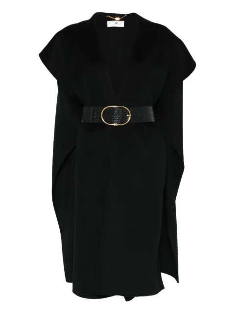 Elisabetta Franchi wool cape