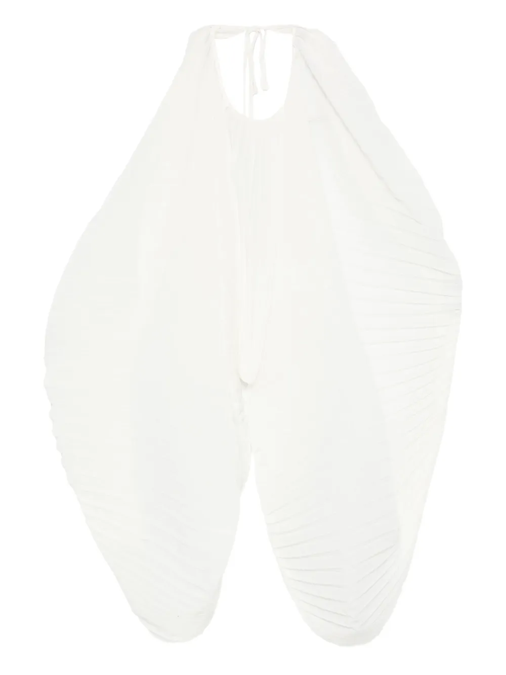 MARK KENLY DOMINO TAN Anthea-Atelier plissé blouse - ホワイト MARK KENLY DOMINO TAN Anthea-Atelier plissé blouse - ホワイト