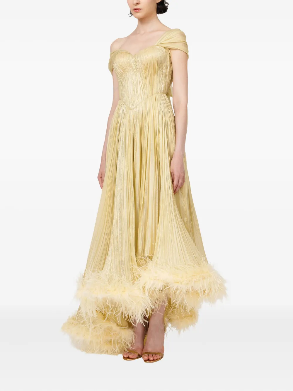 Iris Serban Melissa jurk Geel