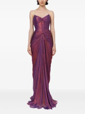 chinese dress ladies Maxi Dress in Ruby