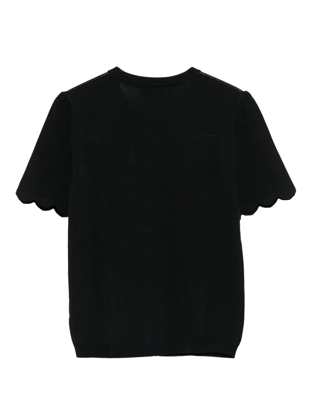 TWINSET scalloped-trim cotton top | Knitted Tops | Image 2