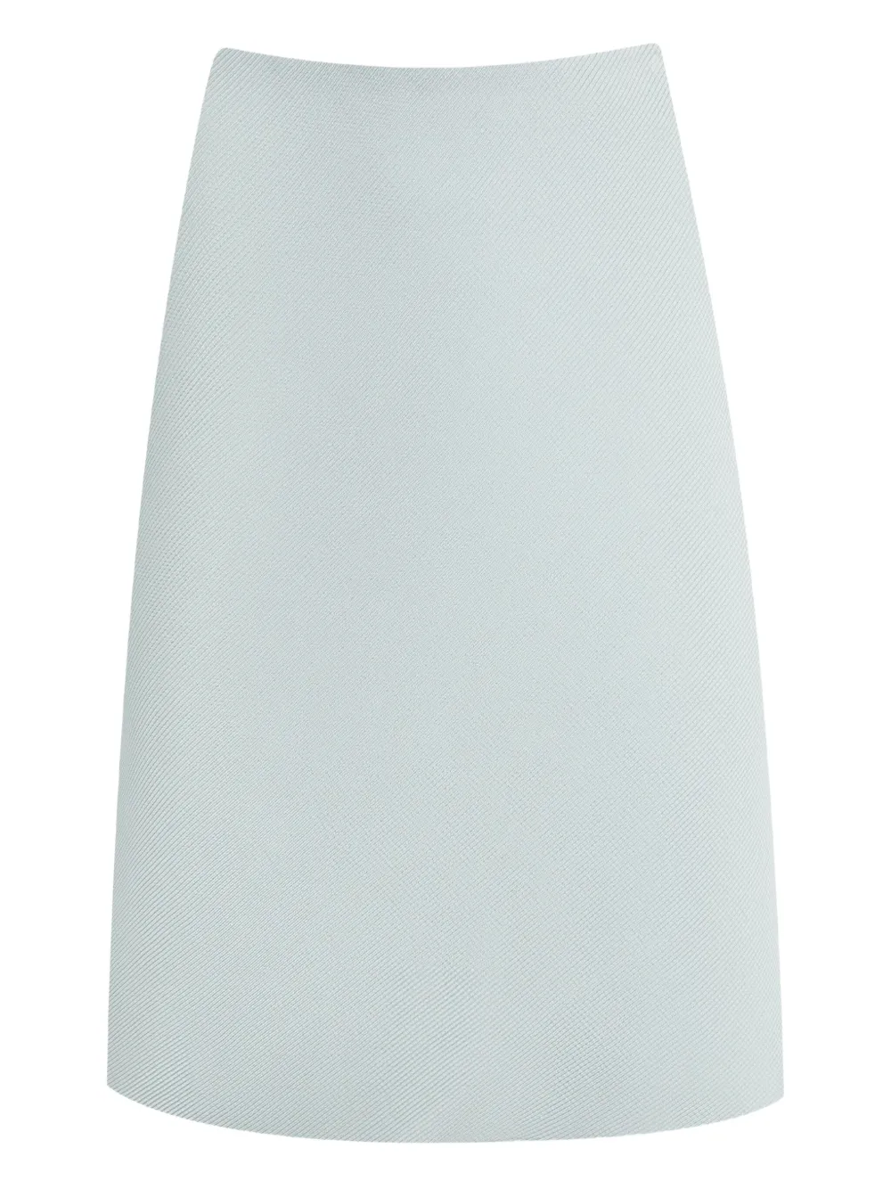 Miu Miu Silk Skirt In Blue