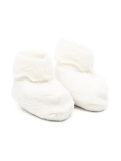 Tartine Et Chocolat frill-cuff slippers