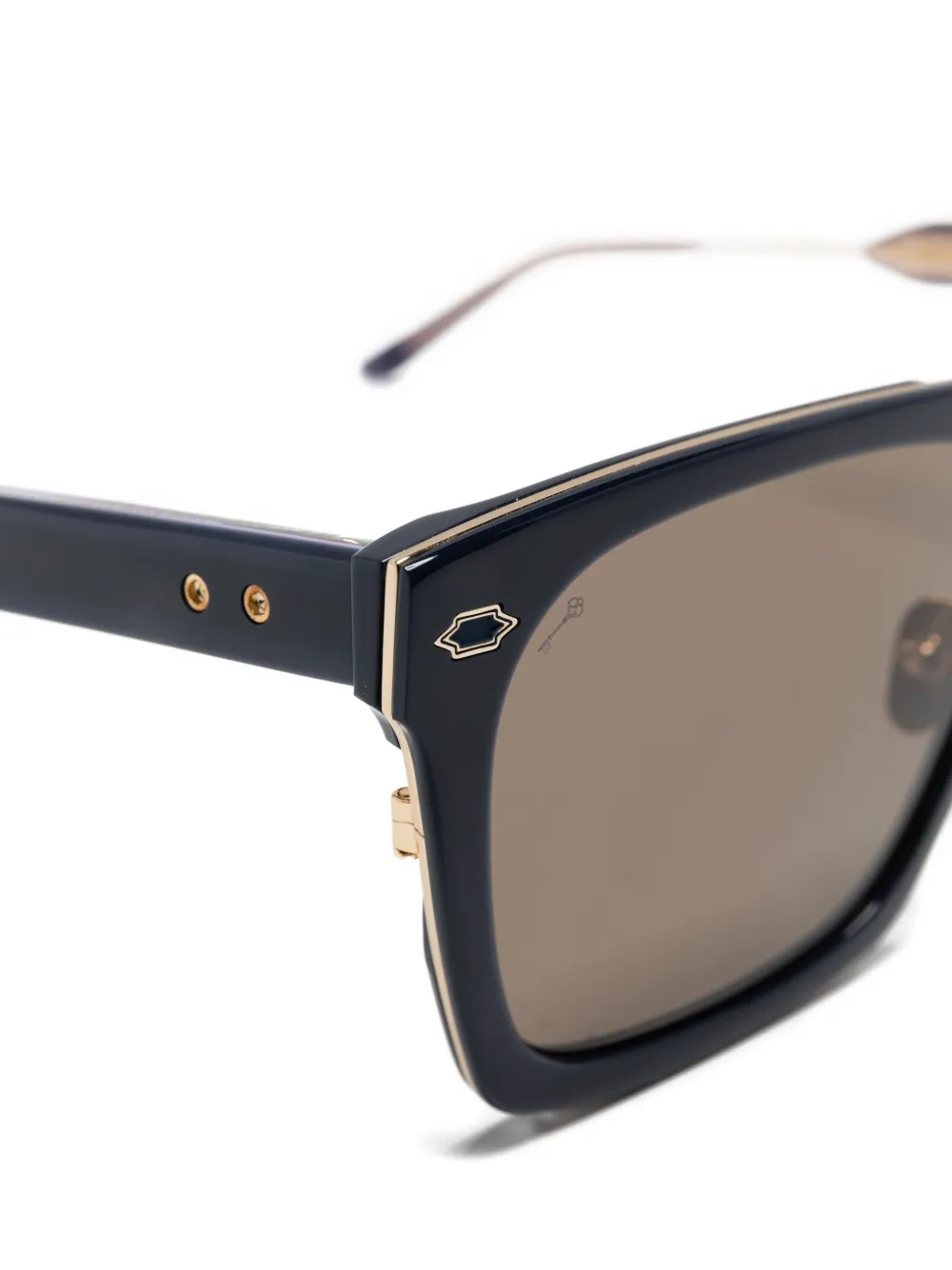  Leisure Society Lugano Square-frame Sunglasses - Blue 