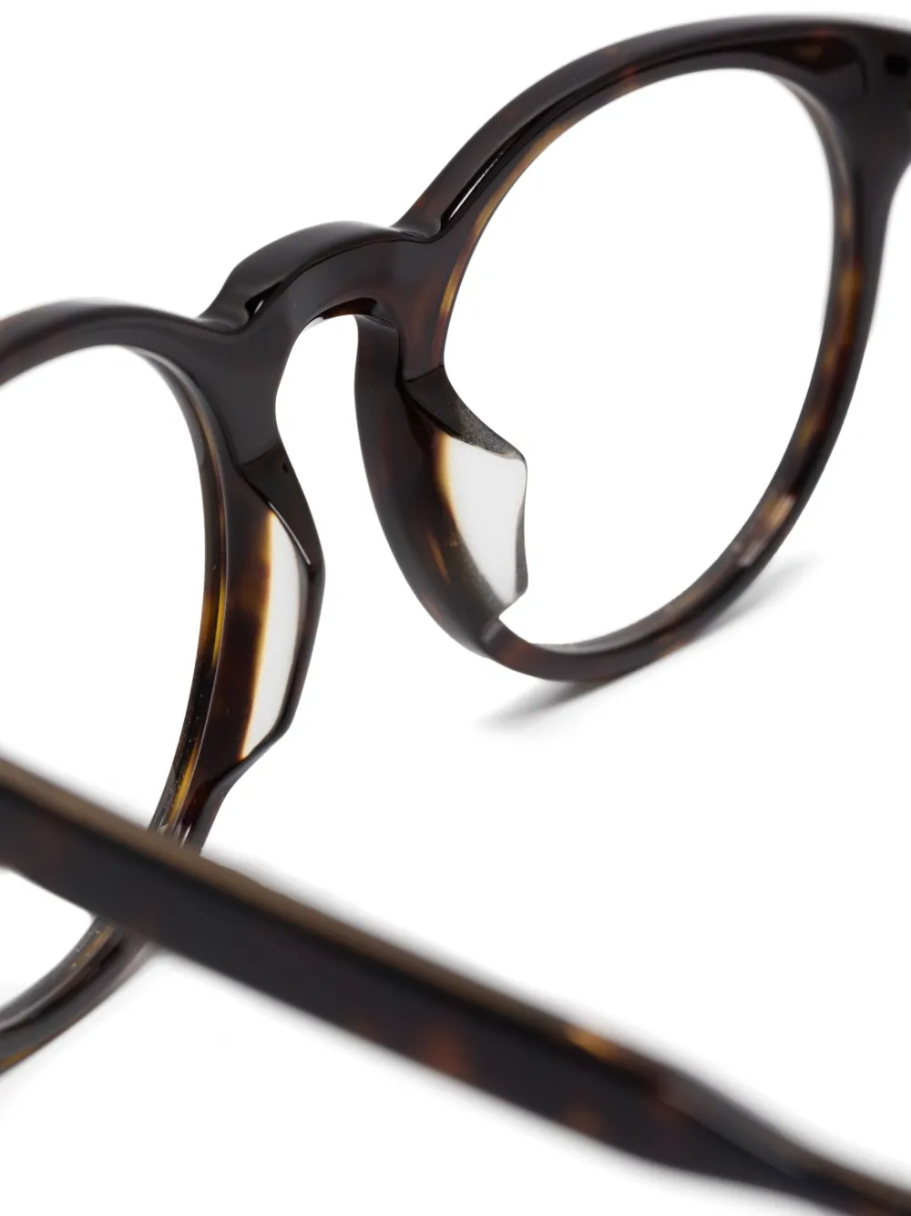  Dunhill Occhiali Tondi - Marrone 