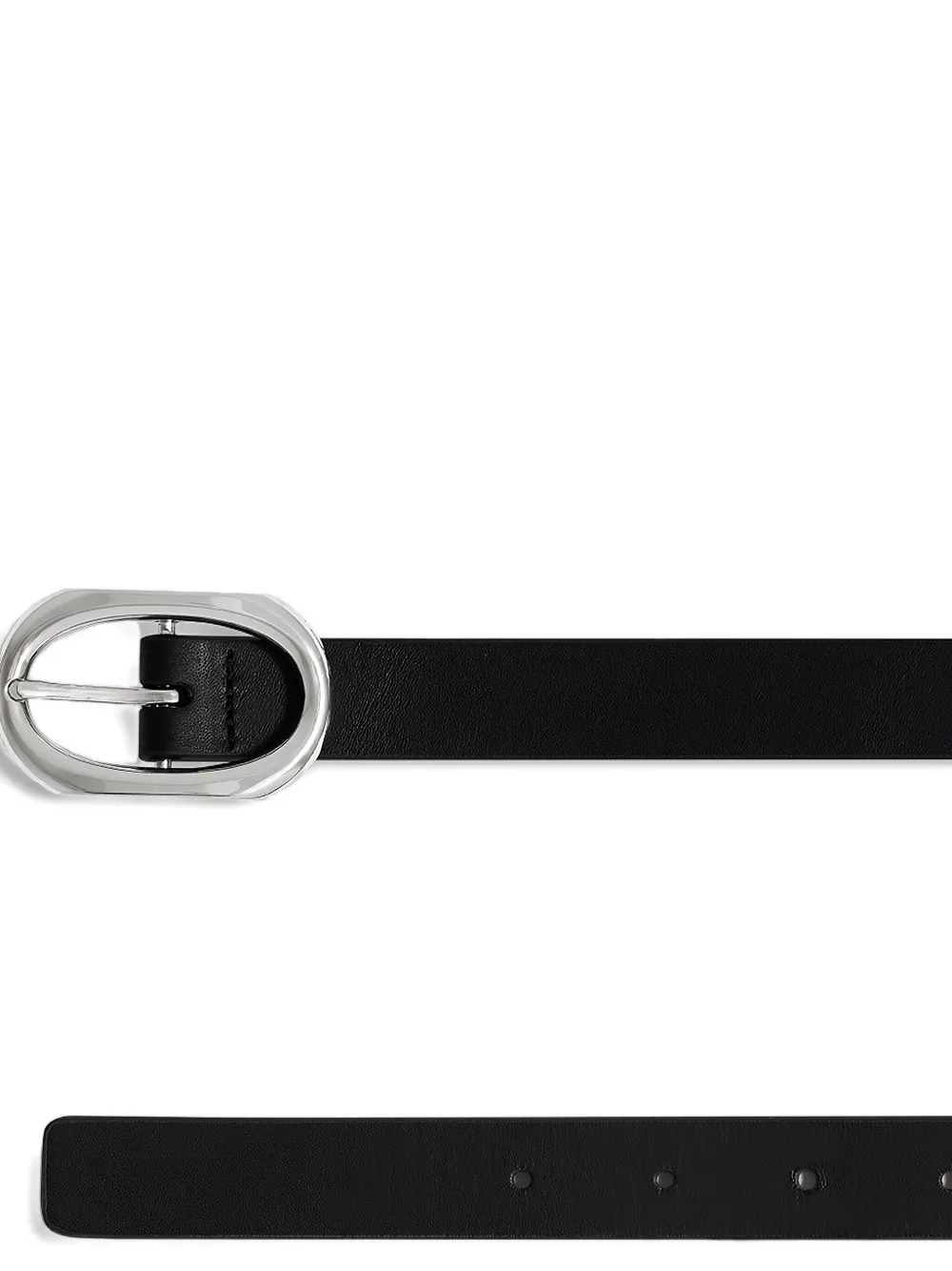 Anine Bing Small Signature Link Belt In Black