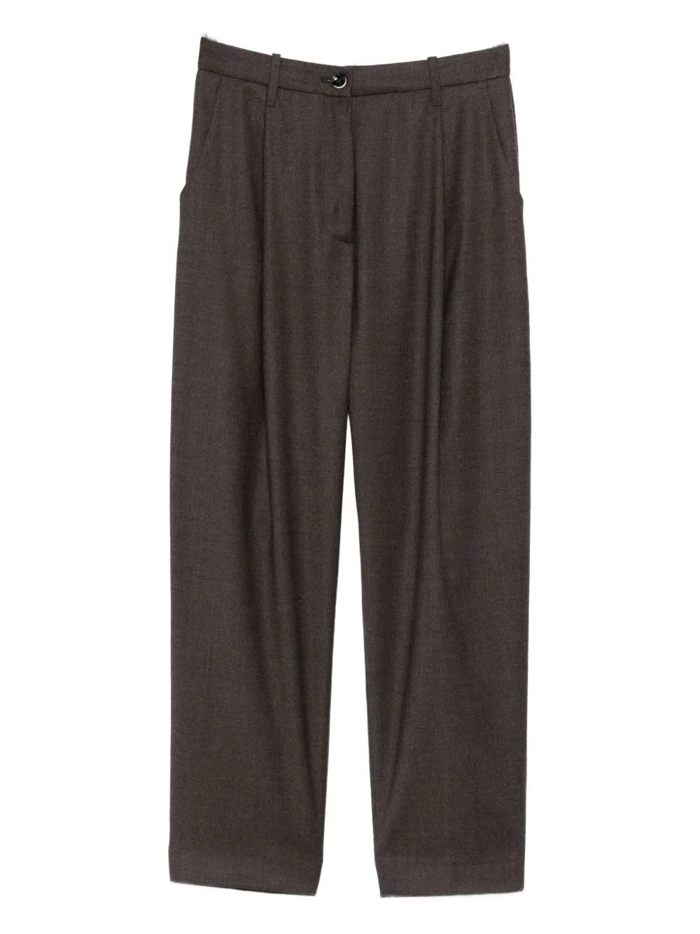 Nine In The Morning Pantaloni con piega - Marrone