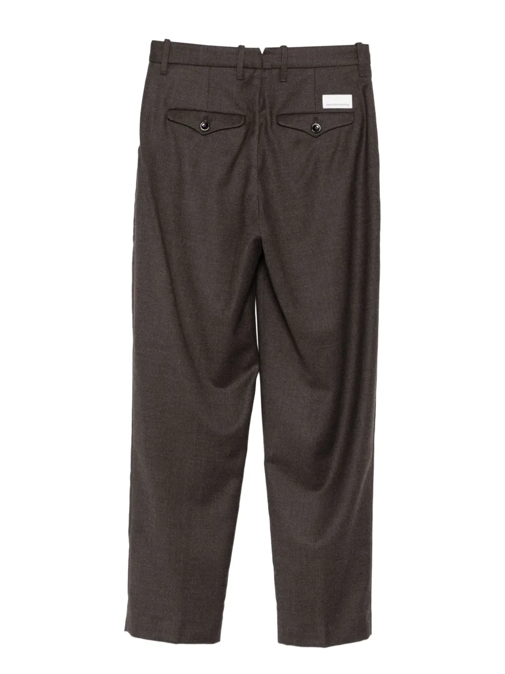 Nine In The Morning Broek met geplooid detail - Bruin