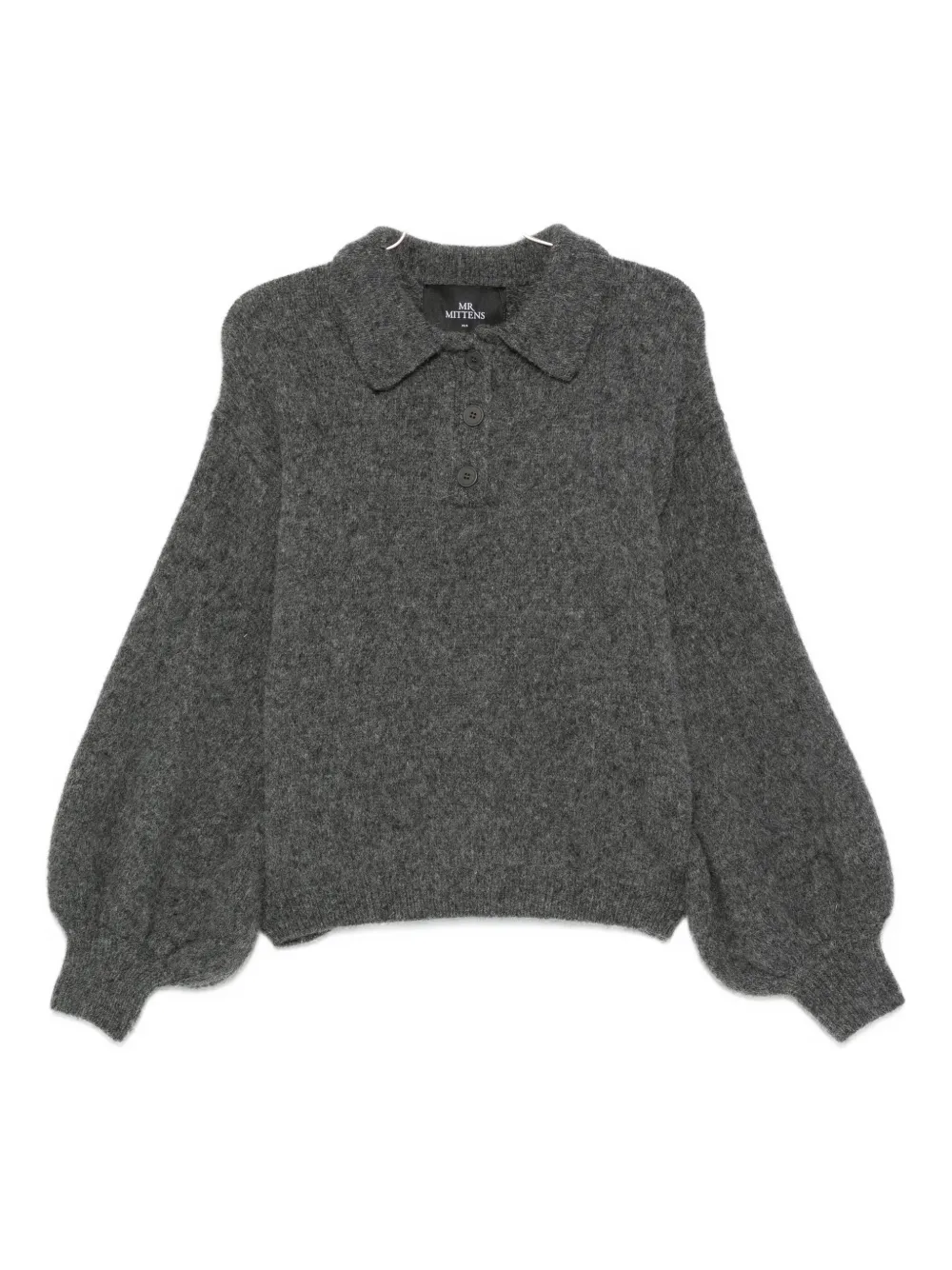 I Love Mr Mittens Giselle bishop-sleeve sweater | Grey | Image 1