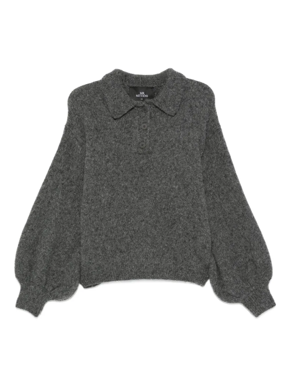 Mr. Mittens Giselle bishop-sleeve sweater | Grey | Image 1
