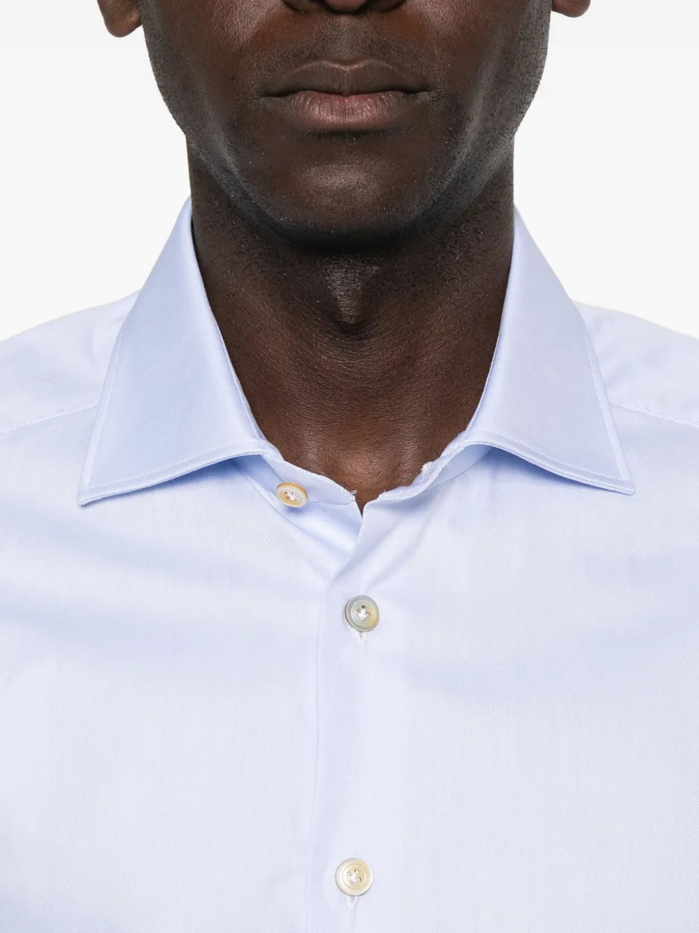 Kiton Overhemd met lange mouwen Blauw