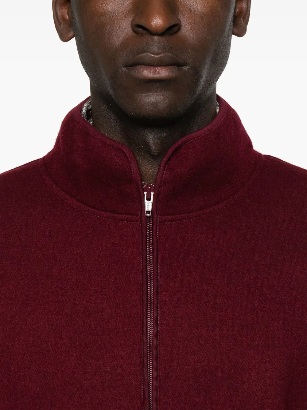 Sunflower Sweater met opstaande kraag Rood