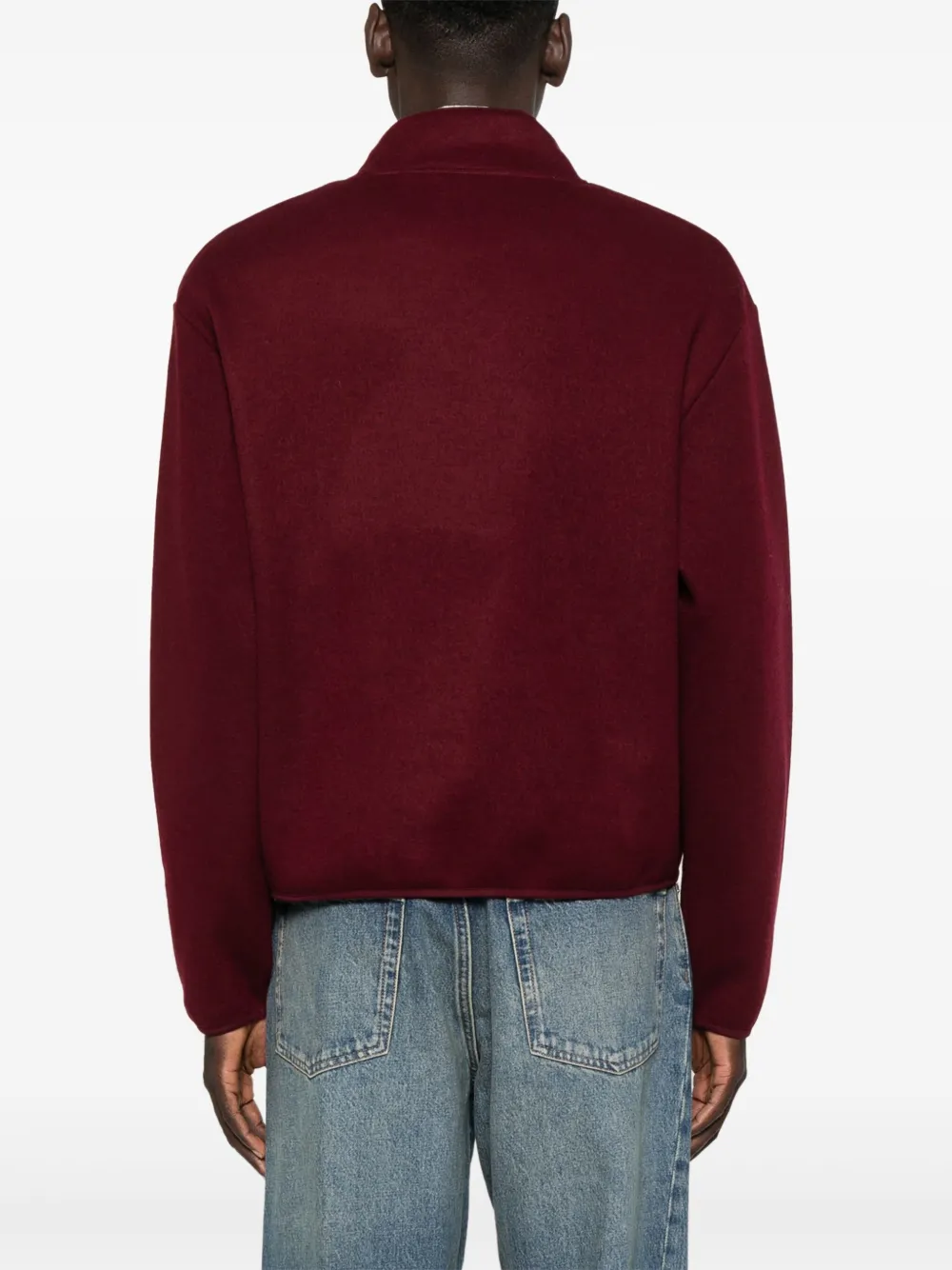 Sunflower Sweater met opstaande kraag Rood