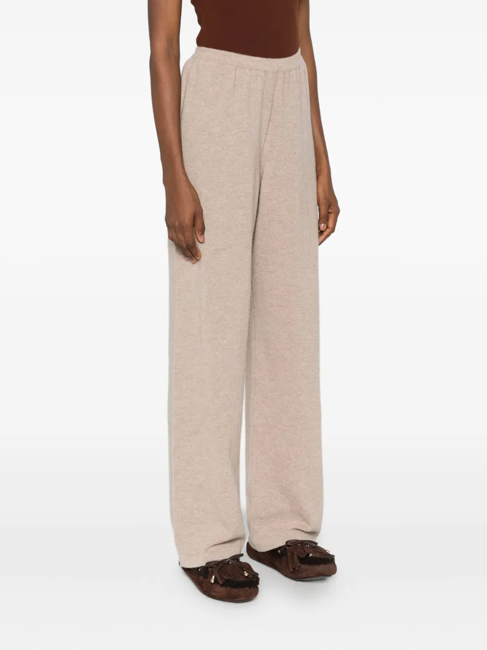 Mr. Mittens Broek met elastische taille Beige