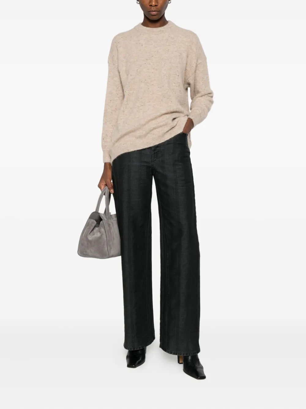 I Love Mr Mittens Megan crew-neck sweater | Knitted Sweaters | Image 2