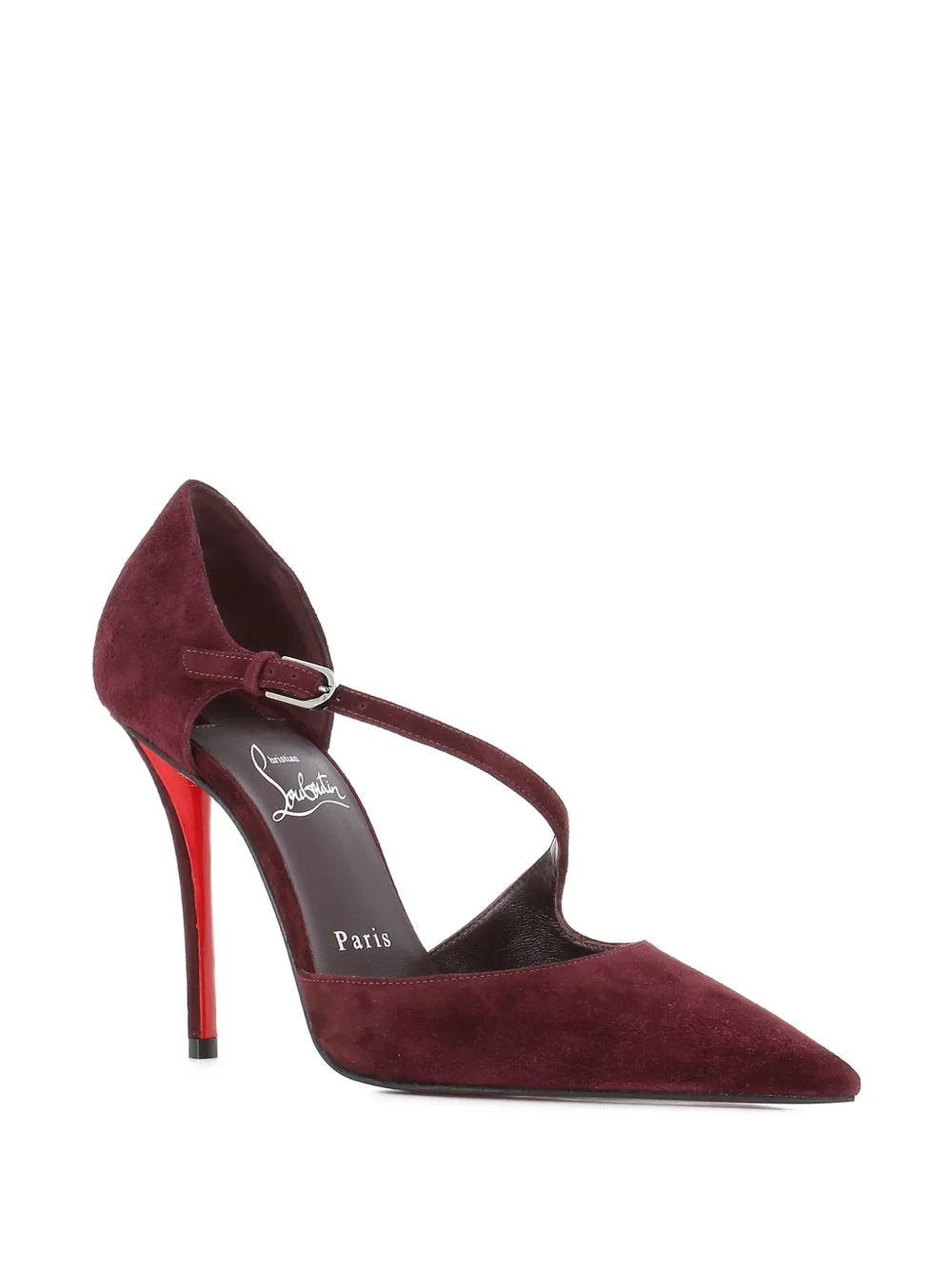 Christian Louboutin cross-strap suede heeled pumps | Heeled Pumps | Image 2