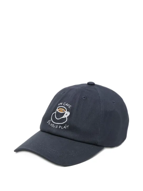 Maison Labiche Café Beaumont embroidered cap