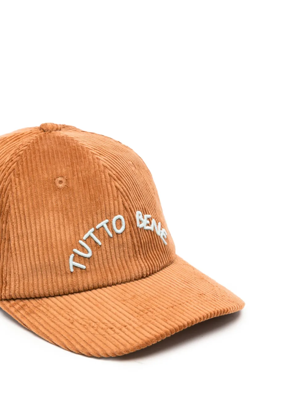 Maison Labiche Beaumont Tutto Bene Corduroy Cap In Gold