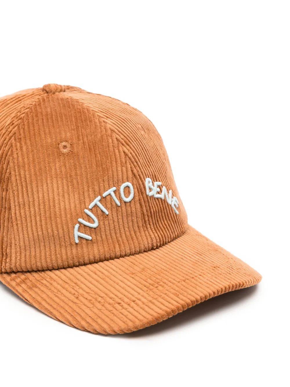 Maison Labiche Beaumont Tutto Bene ribfluwelen pet Bruin