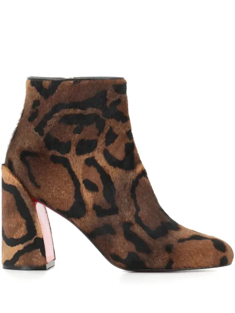 Christian Louboutin botas Jane con estampado de leopardo y tacón de 85mm