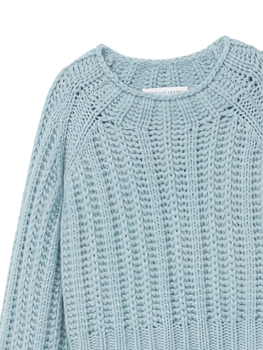 Iris Von Arnim Round-neck Sweater In Blue